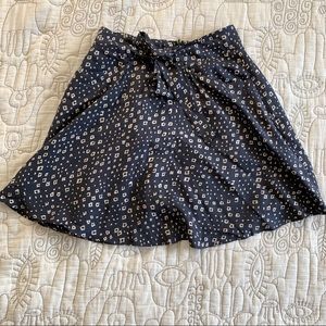 Anthropologie skirt with tie front